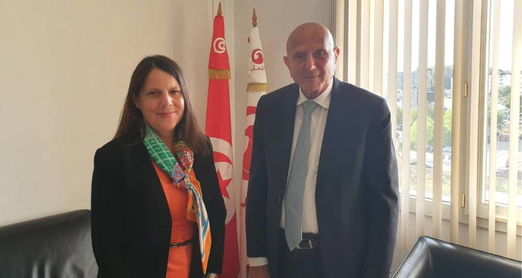 نجيب الشابي يطلع القائمة بأعمال سفارة أمريكا على برنامج وأهداف جبهة الخلاص