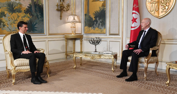 قيس سعيّد يستقبل سفير المجر بتونس