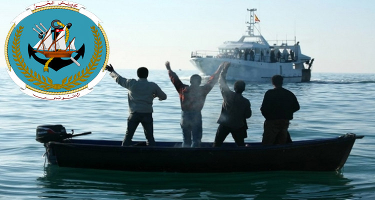 جيش البحر: انتشال جثة وانقاذ 97 مهاجرا غير شرعي من جنسيات مختلفة