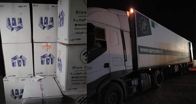 الصخيرة: حجز شاحنة محمّلة بكميّة هامّة من الأكواب الورقية