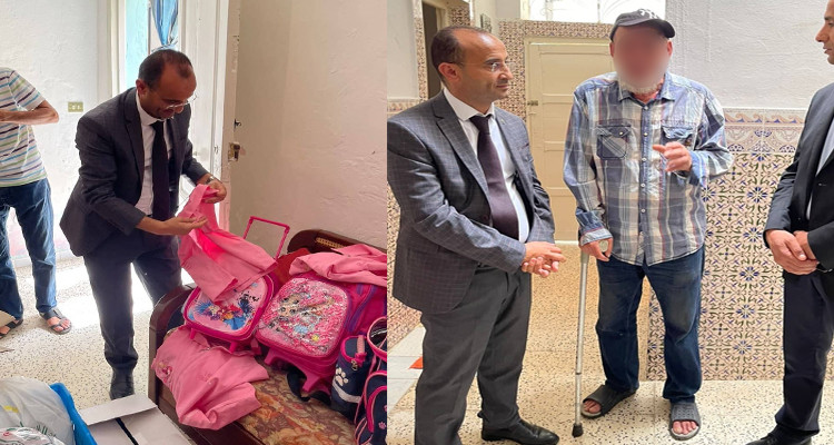 وزير الشؤون الاجتماعية  يتعهّد بوضعية عائلة محدودة الدخل  بحي هلال