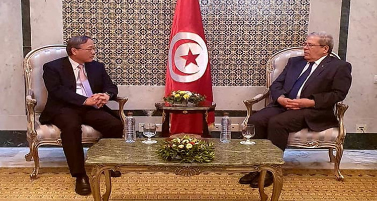 عودة الطلبة التونسيين الى الصين محور لقاء الجرندي وسفير الصين