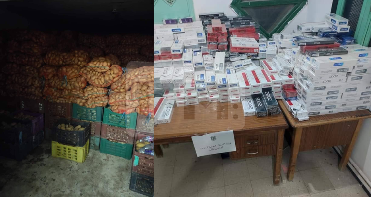 نابل: حجز كميّة من البطاطا و السجائر المهربة