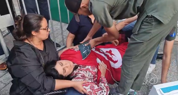 نقل عبير موسي الى المستشفى