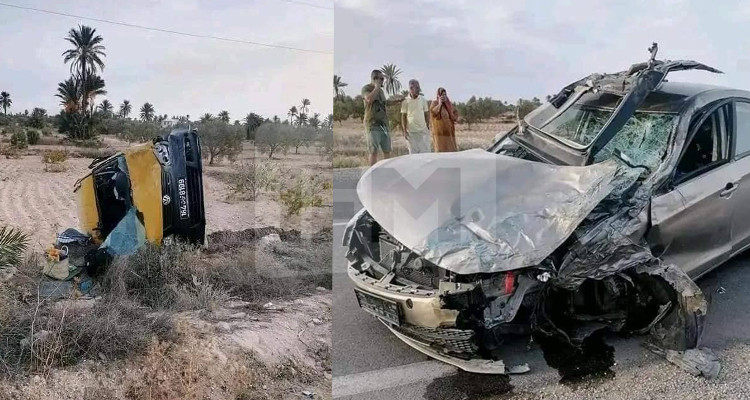 قرقنة: وفاة إمرأة في حادث اصطدام   تاكسي بسيارة