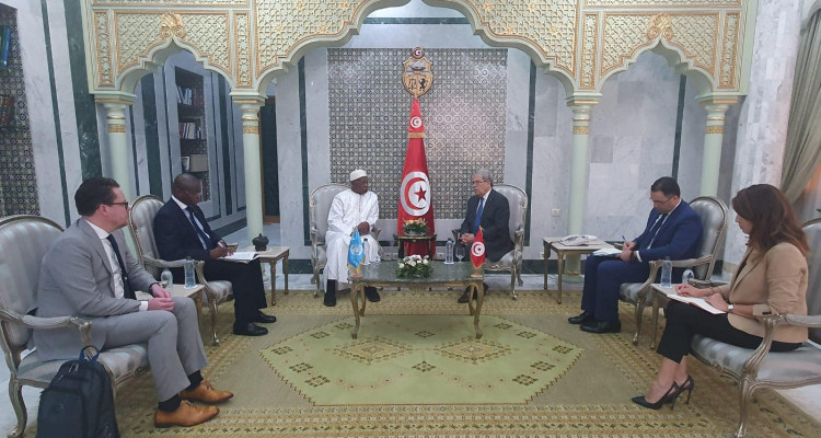 مسار التسوية السياسيّة في ليبيا محور لقاء الجرندي بالممثل  الخاص الجديد للأمين العام للأمم المتحدّة