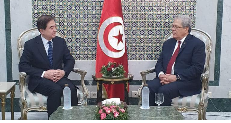 فحوى لقاء الجرندي والمبعوث الصيني الخاص الى تونس