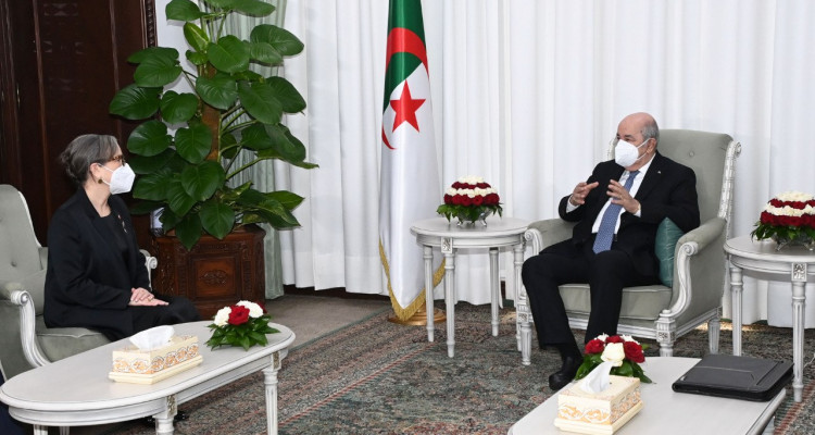 رئيس الجزائر عبد المجيد تبّون يستقبل نجلاء بودن