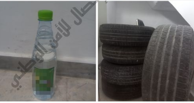 القبض على تلميذين  بصدد التحضير لاشعال  عجلات مطاطية داخل مدرسة اعدادية