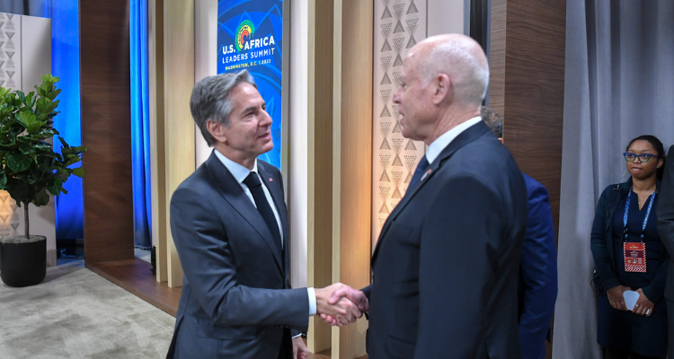 حقيقة الأوضاع في تونس محور لقاء قيس سعيّد وبلينكن