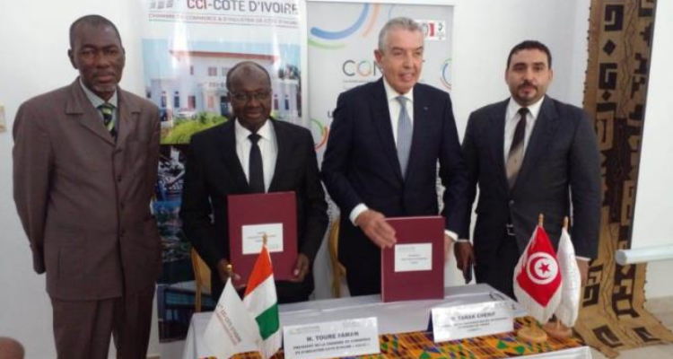 إبرام اتفاقية شراكة وتعاون بين ''كوناكت'' وغرفة الصناعة والتجارة الايفوارية