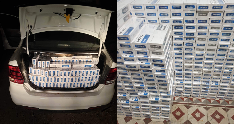 مجاز الباب: ضبط 3 سيارات محمّلة بكميات من السجائر المهربة