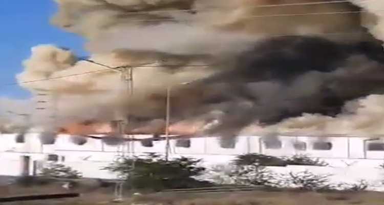 بن عروس: اندلاع حريق بمصنع ''الكرذونة'' بالخليدية