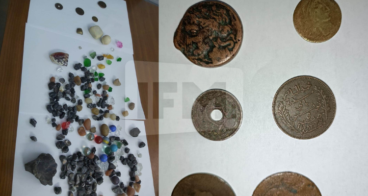 قرمبالية: الكشف عن شبكة اتجار بالآثار وحجز أحجار كريمة وألماس