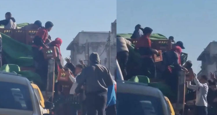 وزارة الداخلية تنشر صورا للموقوفين في حادثة نهب شاحنة المشروبات الكحولية