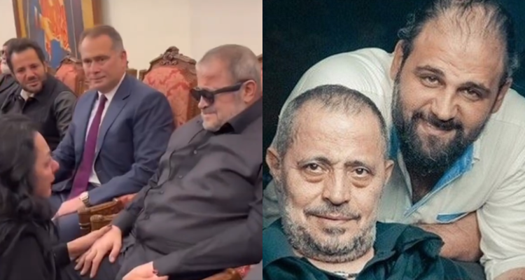 ''راح وديع..يا أم وديع'': فيديو مؤثر للفنان جورج وسوف في عزاء نجله