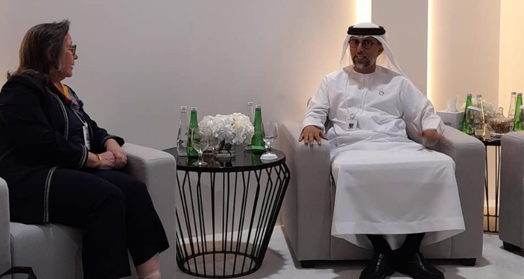 وزيرة الطاقة  تتفق مع نظيرها الإماراتي على ارساء إطار للتعاون الفني في مجال الكهرباء