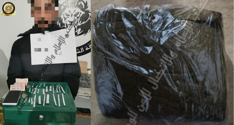 مقرين: حجز صفيحة من مخدّر "الزّطلة" و 25 قطعة مُعدّة للترويج 