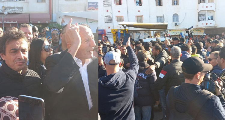 المنيهلة: مناوشات بين أنصار جبهة الخلاص و داعمي رئيس الجمهورية