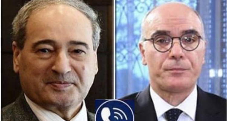 وزير الخارجية يجري اتصالا هاتفيا مع نظيره السوري
