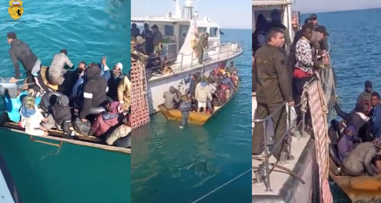 في ليلة واحدة: انقاذ 535 ''حارقا" من الغرق بعد تعطّل مراكبهم في عرض البحر