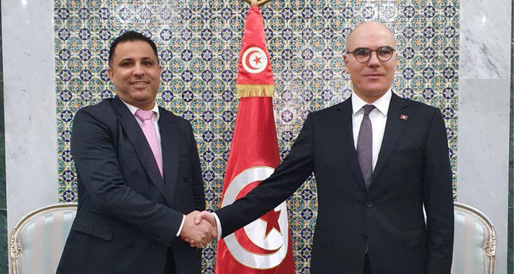 وزير الخارجية  يلتقي القائم بأعمال سفارة ليبيا بتونس