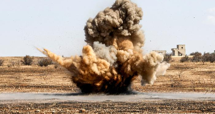 إصابة عسكري اثر انفجار لغم  بمرتفعات الوسط الغربي