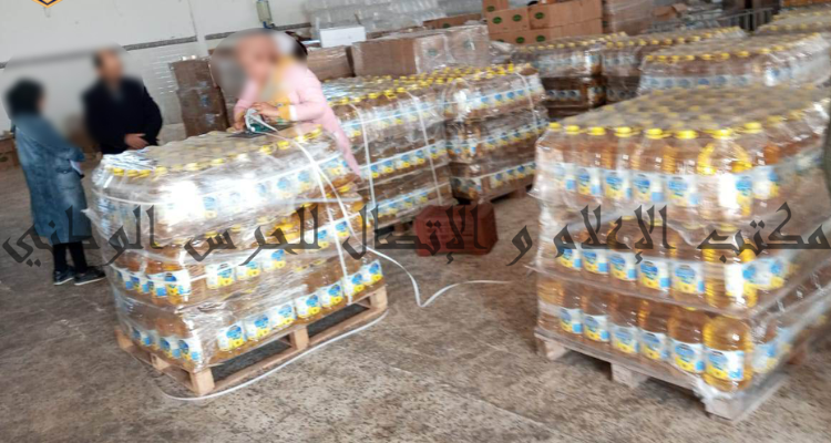 الحرس الوطني يحجز كمية من قوارير الزيت النباتي