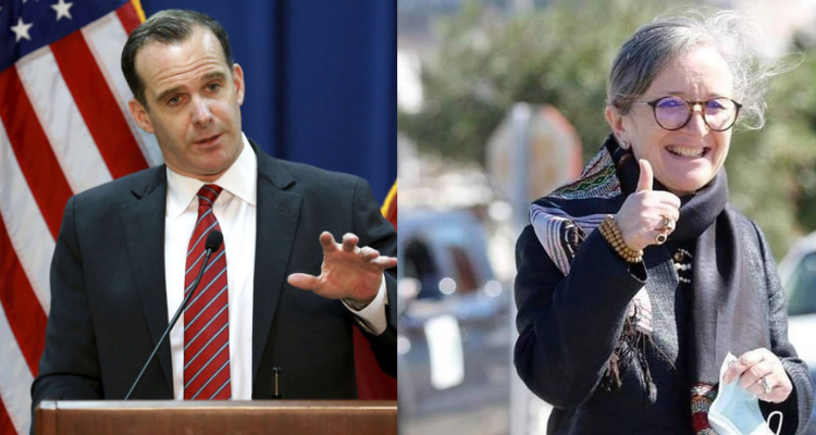 فحوى  المحادثة  بين منسق البيت الأبيض للشرق الأوسط وشمال أفريقيا وبودن