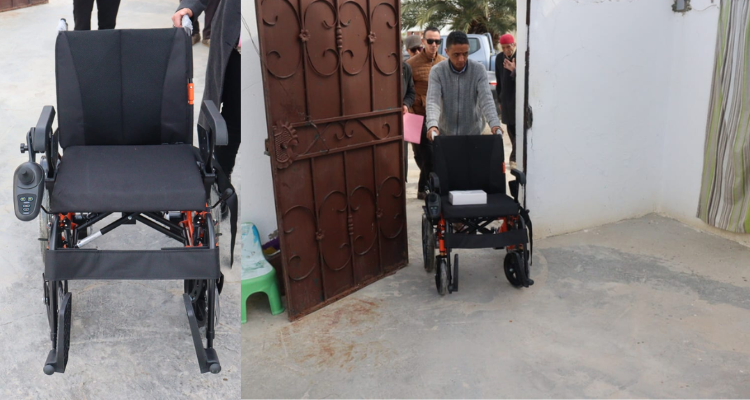 وزارة الشؤون الاجتماعية تتسلّم  100 كرسي كهربائي متحرك وذكيّ
