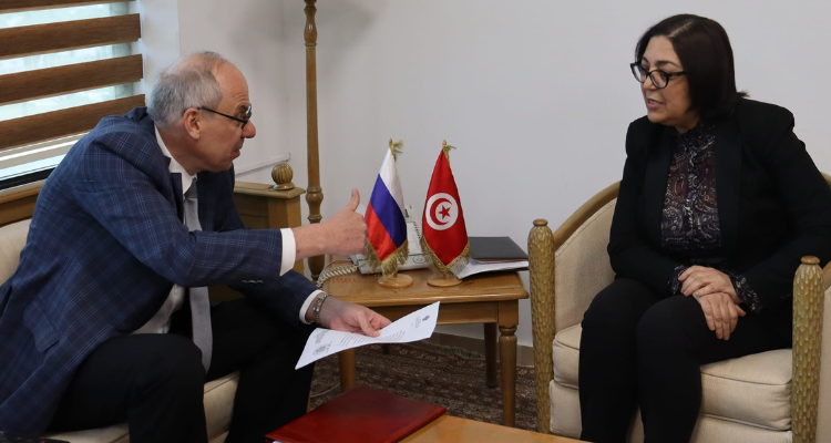 تعزيز نسق المبادلات محور لقاء وزيرة التجارة وسفير روسيا بتونس