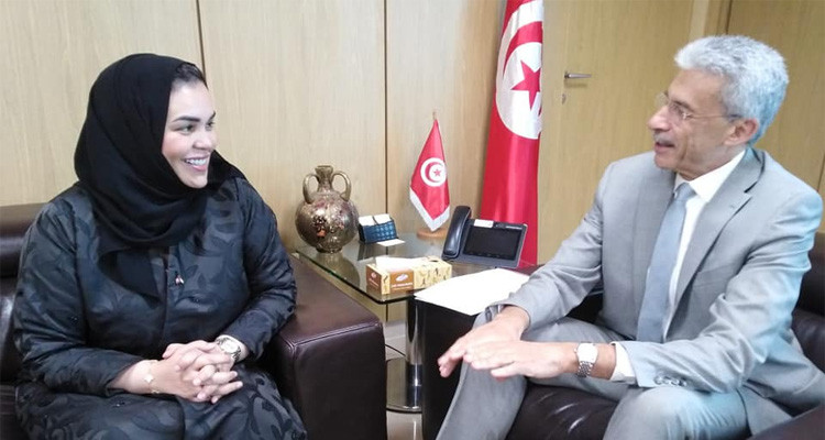 وزير الإقتصاد وسفيرة الإمارات يؤكدان على الإرادة المشتركة لمزيد توطيد التعاون الاقتصادي