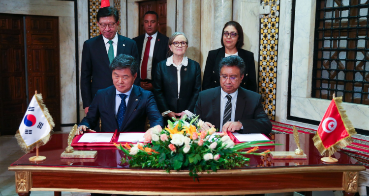 توقيع مذكرات التفاهم للتعاون الاقتصادي بين تونس وكوريا