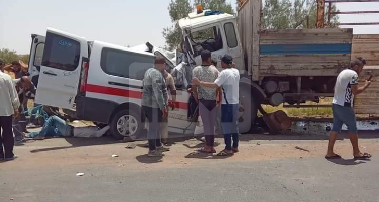 صفاقس: وفاة 10 أشخاص في حادث مرور أليم