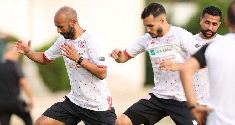آخر استعدادات المنتخب التونسي لمباراتي غينيا الاستوائية والجزائر