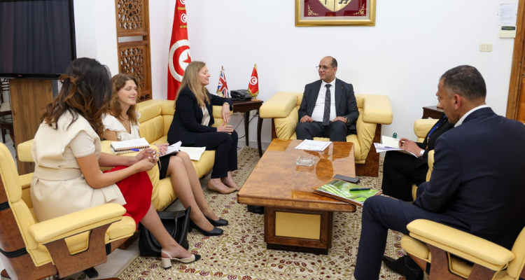 تطوير التعاون الثنائي محور لقاء وزير الشؤون الاجتماعية بسفيرة المملكة المتحدة بتونس