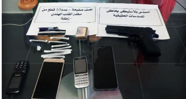 جندوبة: تاجر مخدّرات يستغل مسدّسا بلاستيكيّا في عمليات تهديد
