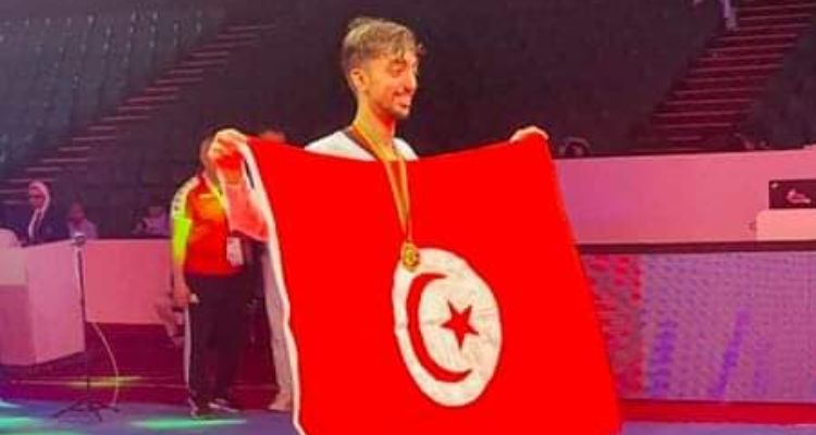 خليل الجندوبي بطلا لدورة السنغال للتايكواندو في وزن 63 كيلوغرام