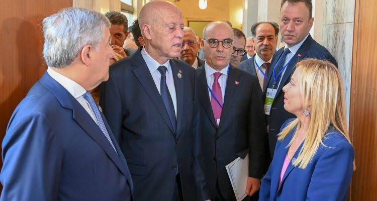 الرئيس سعيّد يؤكد لميلوني على ضرورة وضع حد لظاهرة الهجرة غير الإنسانية