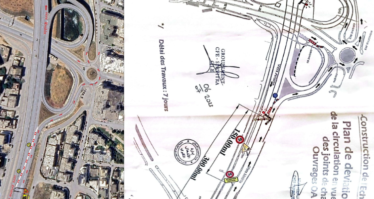 بداية من الغد: غلق الجولان على مستوى المنشأة الرئيسية باتجاه المنيهلة
