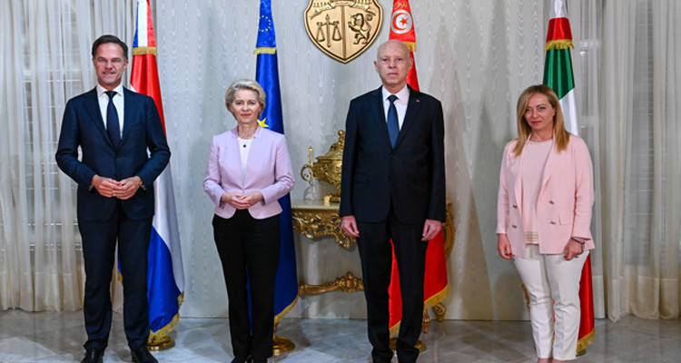 رئيسة المفوضية الأوروبية وميلوني ورئيس الوزراء الهولندي في تونس مجددا