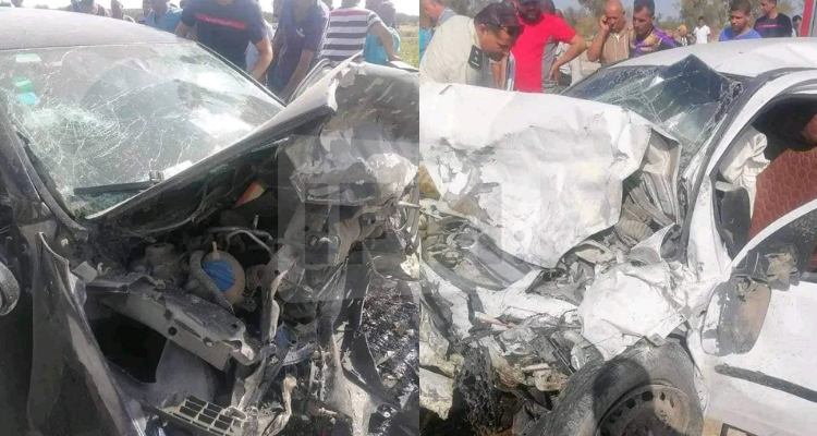 صفاقس: وفاة 7 أشخاص في حادث اصطدام سيارتين