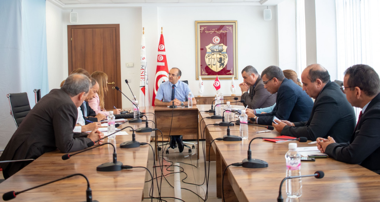 جلسة عمل بين هيئة الانتخابات ووزارة العدل حول تتبع الجرائم الانتخابية