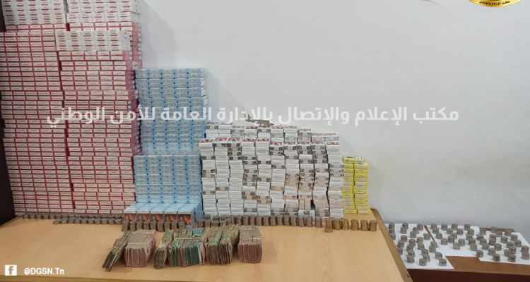 سليانة: حجز 1515 علبة سجائر  و مبلغا ماليا يفوق 71 ألف دينار