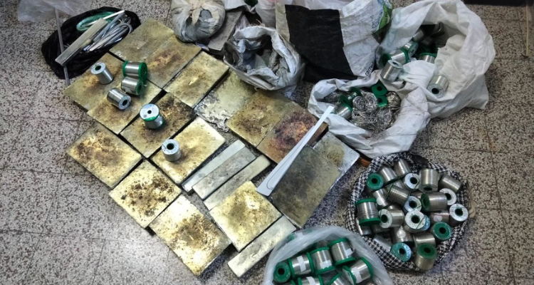 فوشانة: حجز 263 كغ من النحاس المسروق