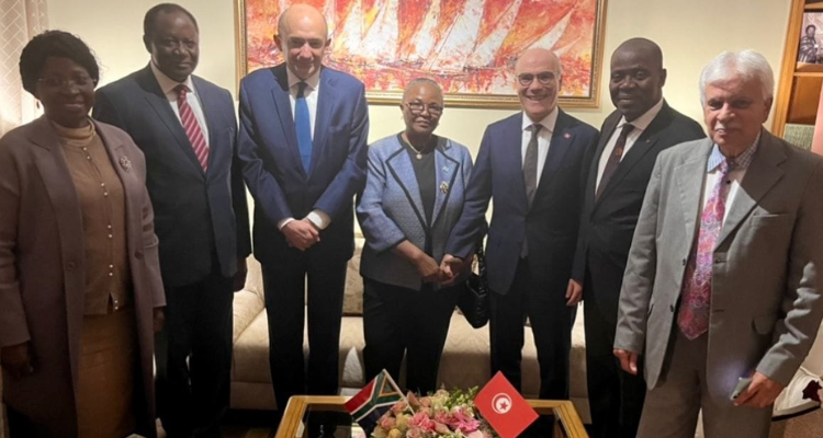 وزير الخارجية يعقد في جنوب افريقيا عدة لقاءات