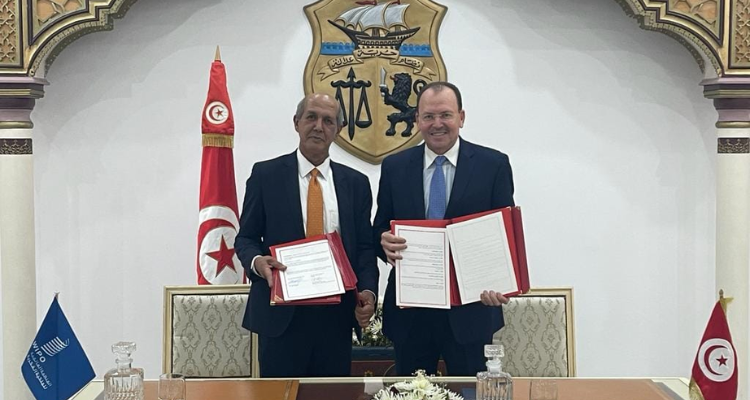 إبرام مذكّرة تفاهم بين الأكاديمية الدبلوماسية الدولية بتونس وأكاديمية  المنظمة العالمية للملكية الفكرية