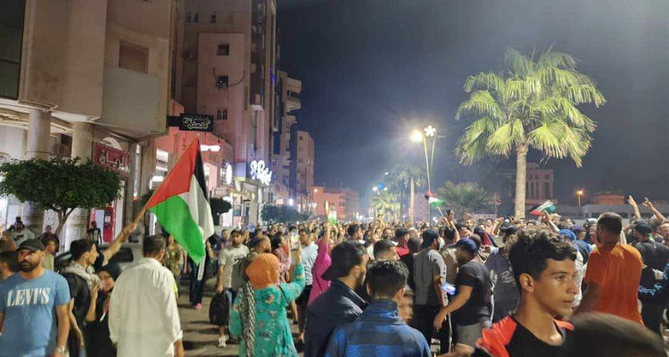 صفاقس: مسيرة غضب  تنديدا بجريمة استهداف مستشفى المعمداني بغزة
