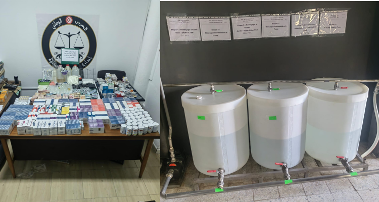 بنعروس: كشف مخبر عشوائي لتصنيع العقاقير والهرمونات الستيرويدية