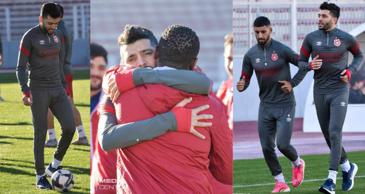 محمد أمين بن عمر يستأنف التدريبات مع النجم الساحلي